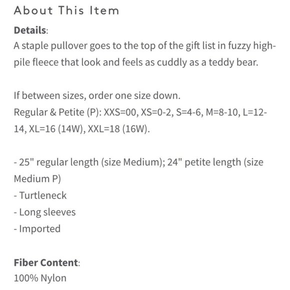 Halogen Red Poppy Soft Fuzzy Turtleneck Sweater - Picture 3 of 5